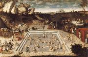 CRANACH, Lucas the Elder The Fountain of Youth oil painting